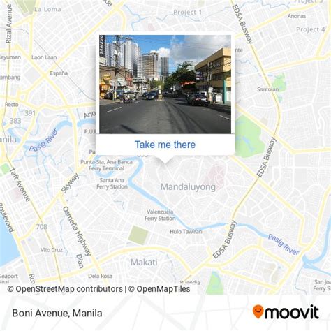 Boni Ave, Mandaluyong City, Manila stop trip planner .